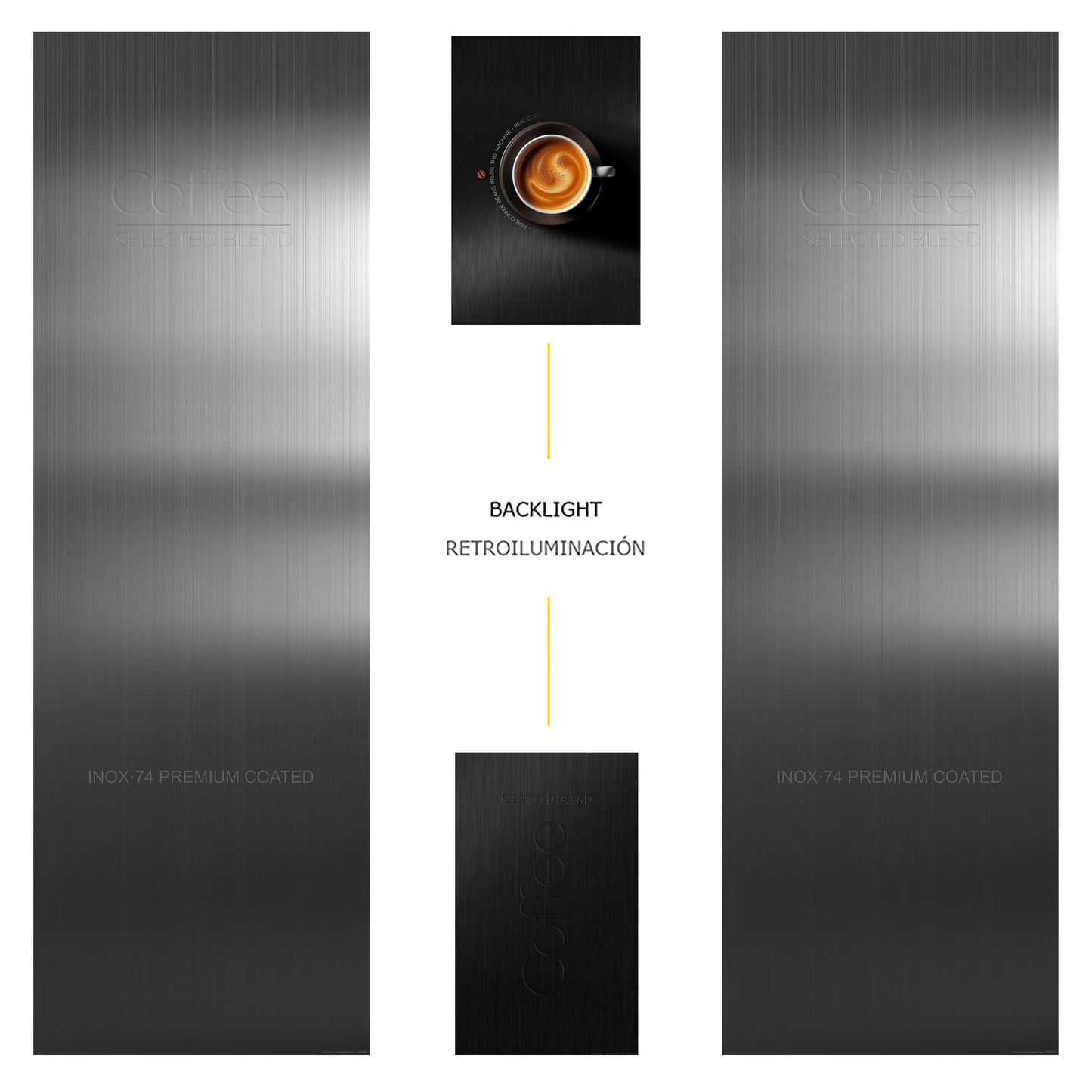 Kikko Max N&W - Inox Print