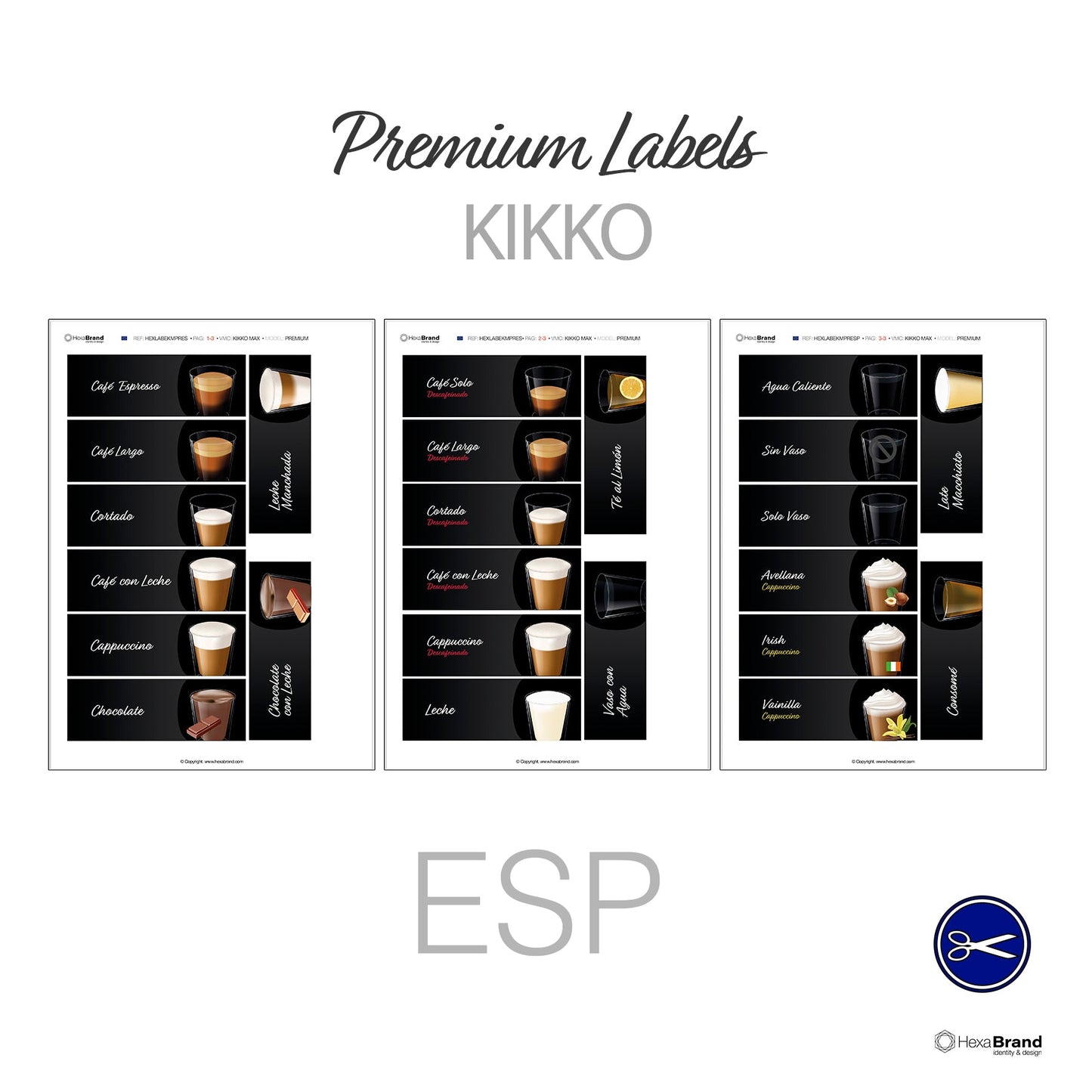 Kikko Max N&W - Inox Print