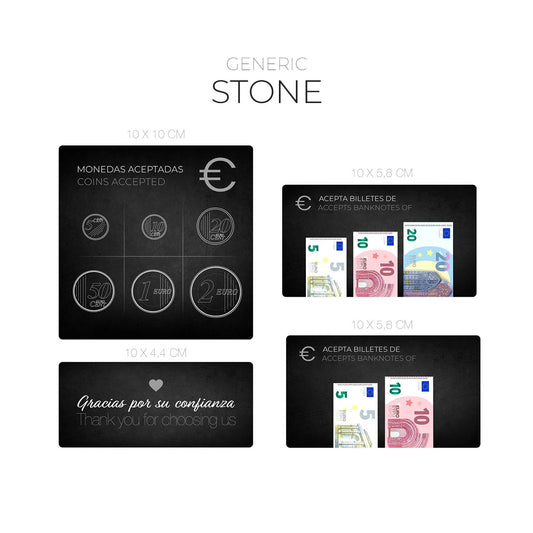 Adhesivos de información - Universales
