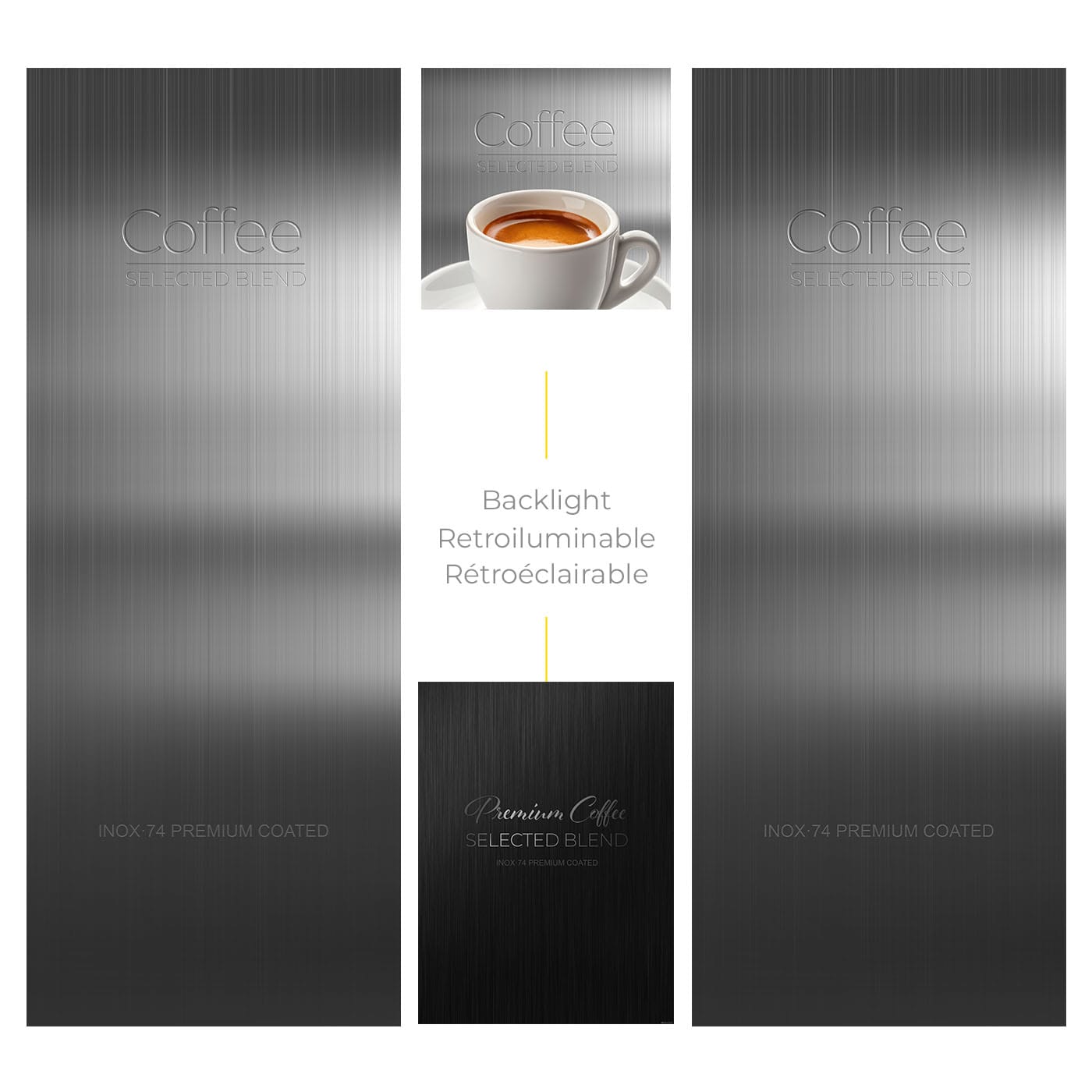Necta Concerto - Inox Grey