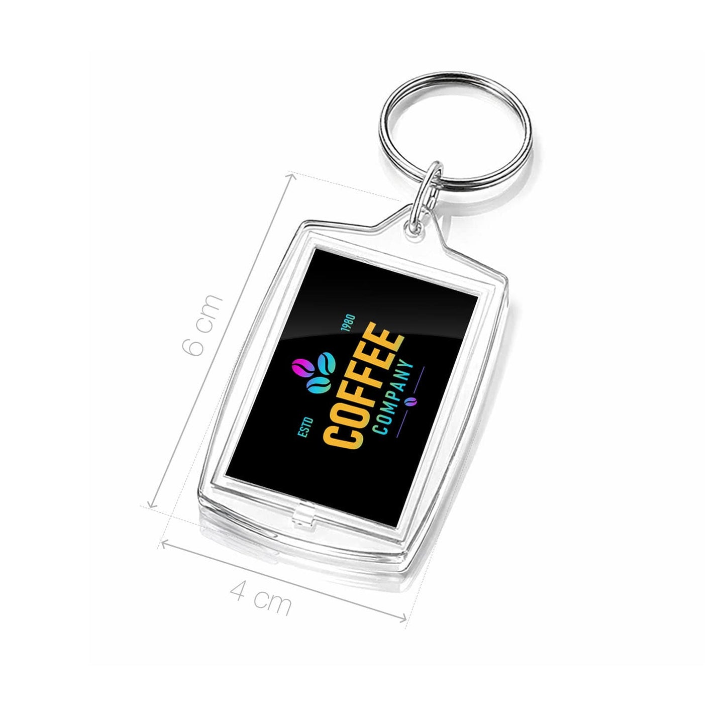 Llavero acrílico personalizado - Especial Vending