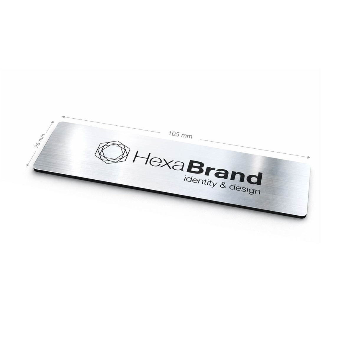 Materiales rígidos - Plástico grabado láser personalizado - Lote de 10 uds