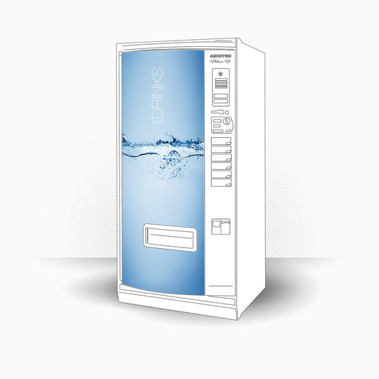 Vinilo para Paneles - Cold Blue 82x185 - Adhesivo invertido