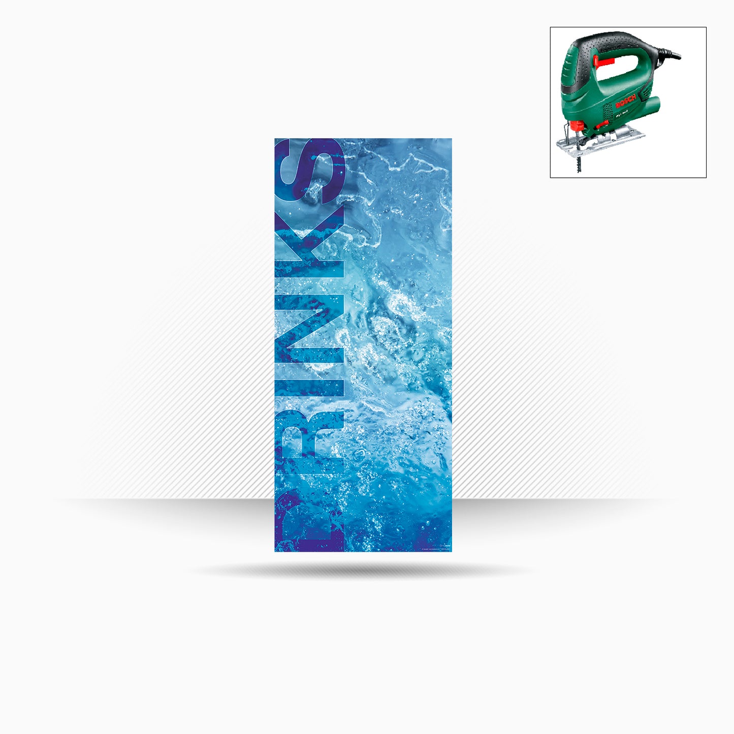 Panel de policarbonato estándar. 77x185cm. "Iceland"