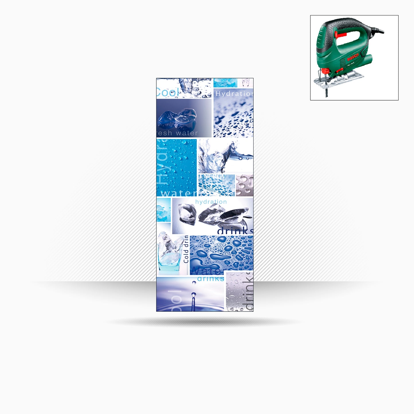 Panel de policarbonato estándar. 77x185cm. "Menorca"