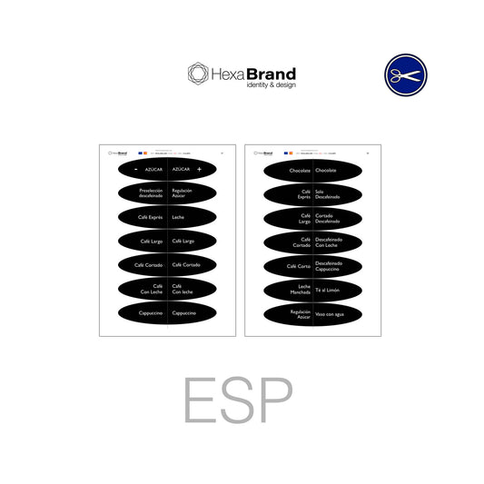 Colibrí - Etiquetas de selección recortables