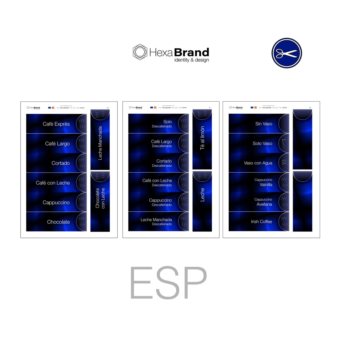 Etiquetas de selección para Astro N&W en versión Brugge
