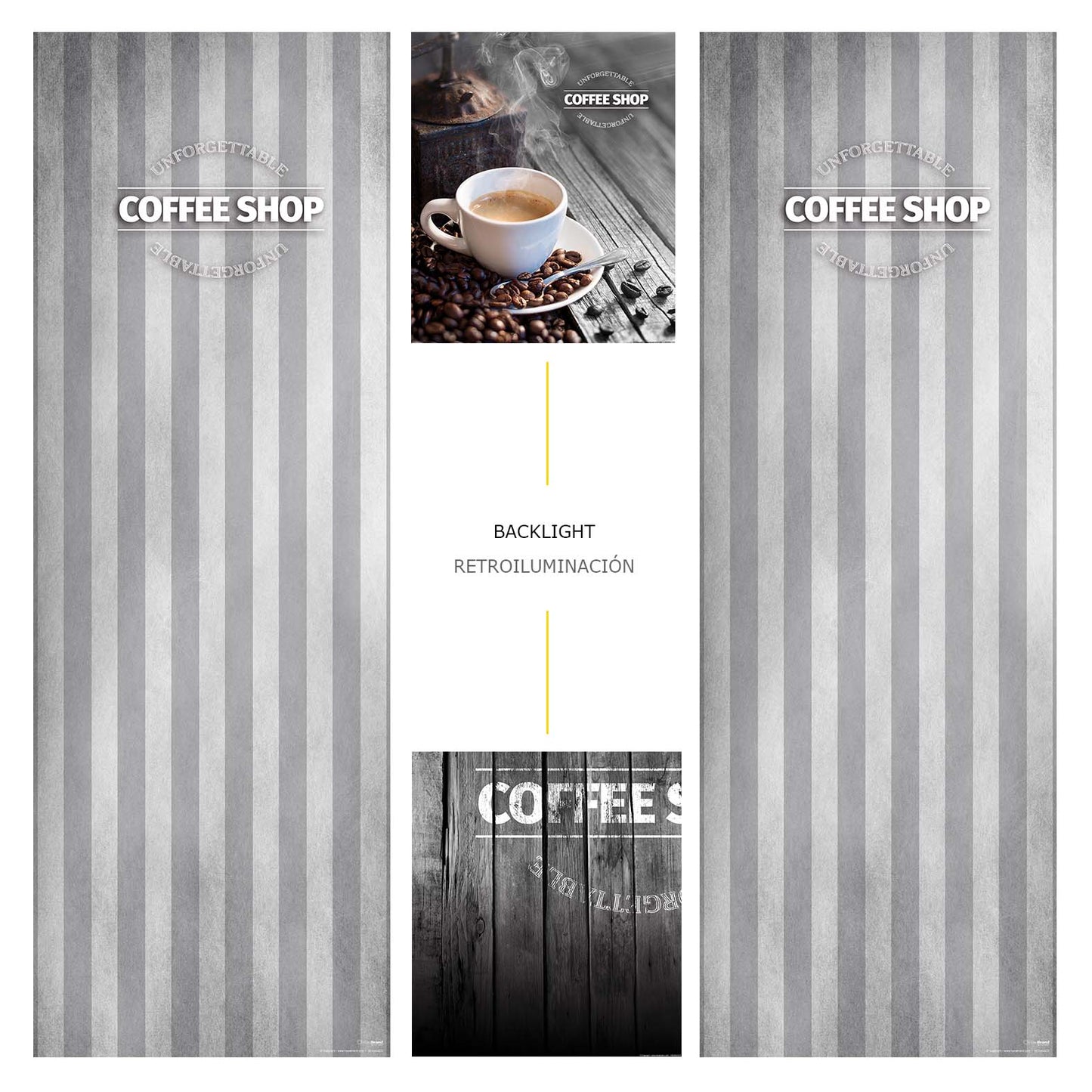 Vinilos adhesivos Astro Coffee Shop