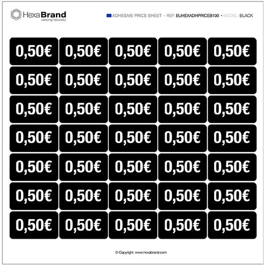 Pegatinas de precio - Vending