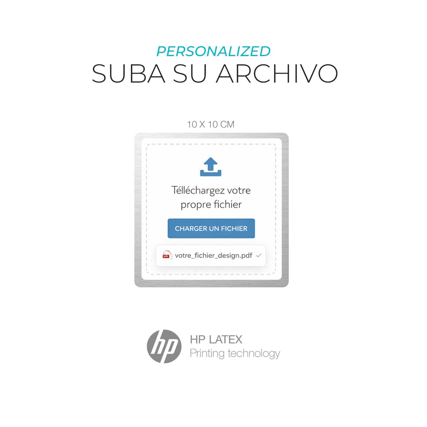 Adhesivos de información - Suba su archivo