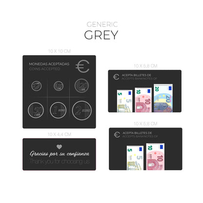 Adhesivos de información - Genéricos