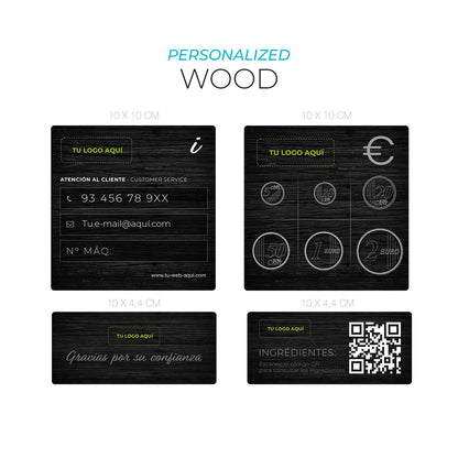 Adhesivos de información - Personalizables