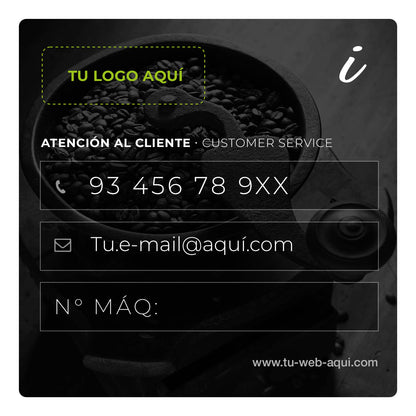 Adhesivos de información - Personalizables