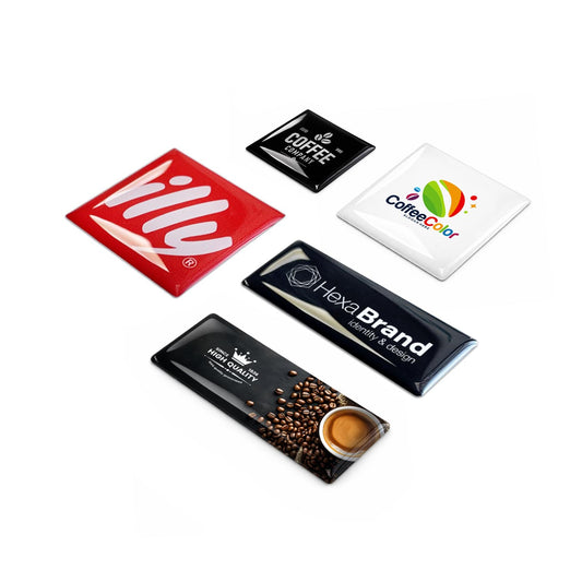 Adhesivos personalizados en gota de resina epoxi flexible