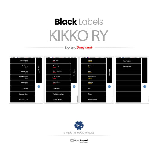 Necta Kikko RY - Etiquetas de selección recortables