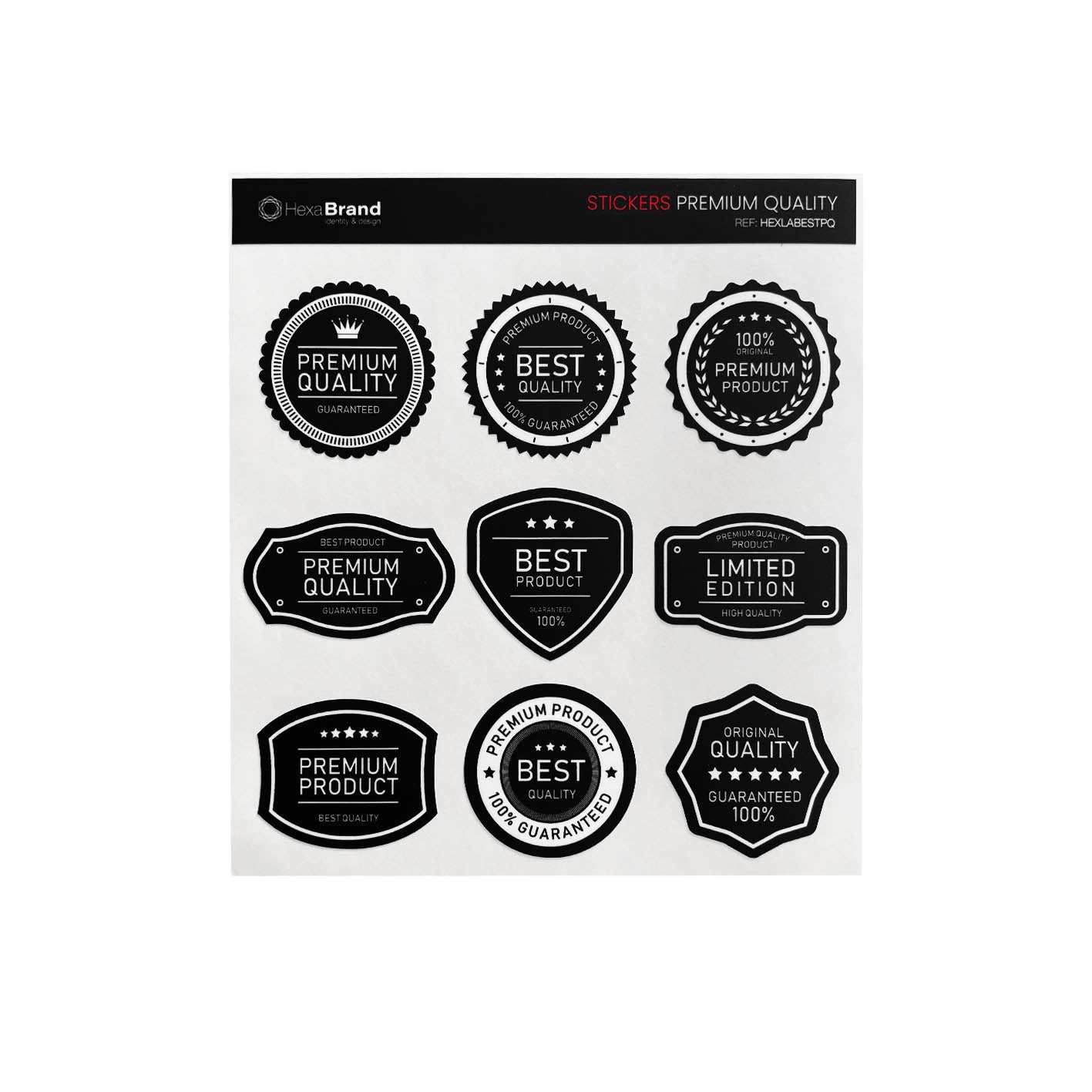 Juego de pegatinas - STICKERS PREMIUM QUALITY