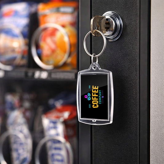 Llavero acrílico personalizado - Especial Vending