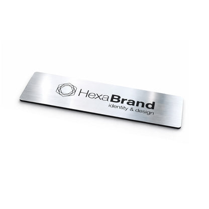 Materiales rígidos - Plástico grabado láser personalizado - Lote de 10 uds