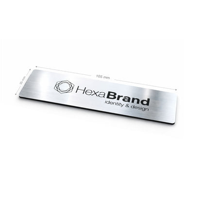 Materiales rígidos - Plástico grabado láser personalizado - Lote de 10 uds