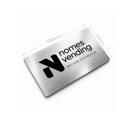 Materiales rígidos - Plástico grabado láser personalizado - Lote de 10 uds