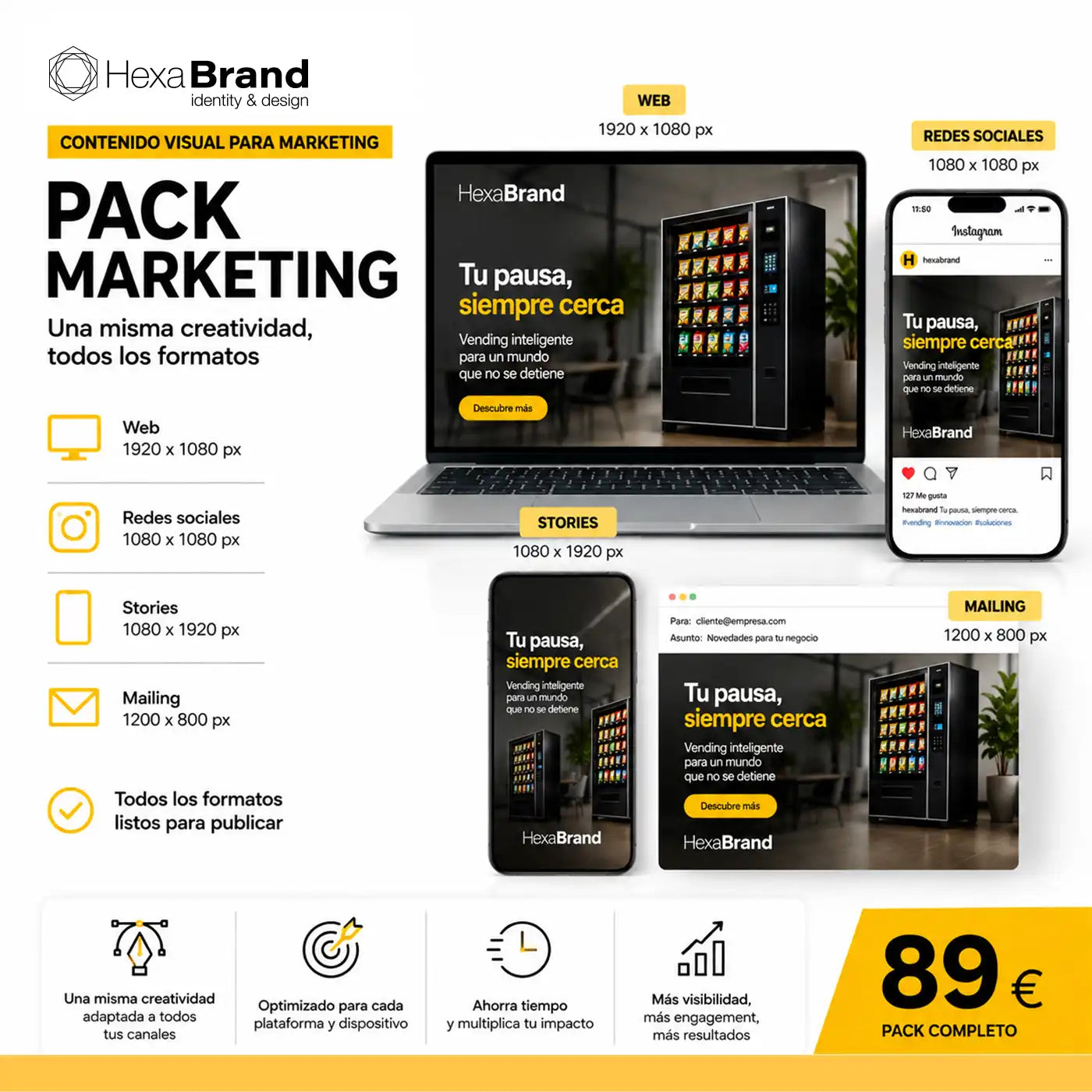 Contenido Visual para Marketing de Empresas de Vending