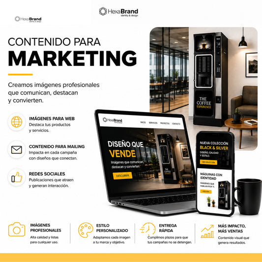 Contenido Visual para Marketing de Empresas de Vending