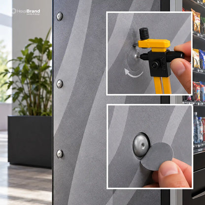 Cortador circular para vinilo y remaches vending (Compass Cutter)