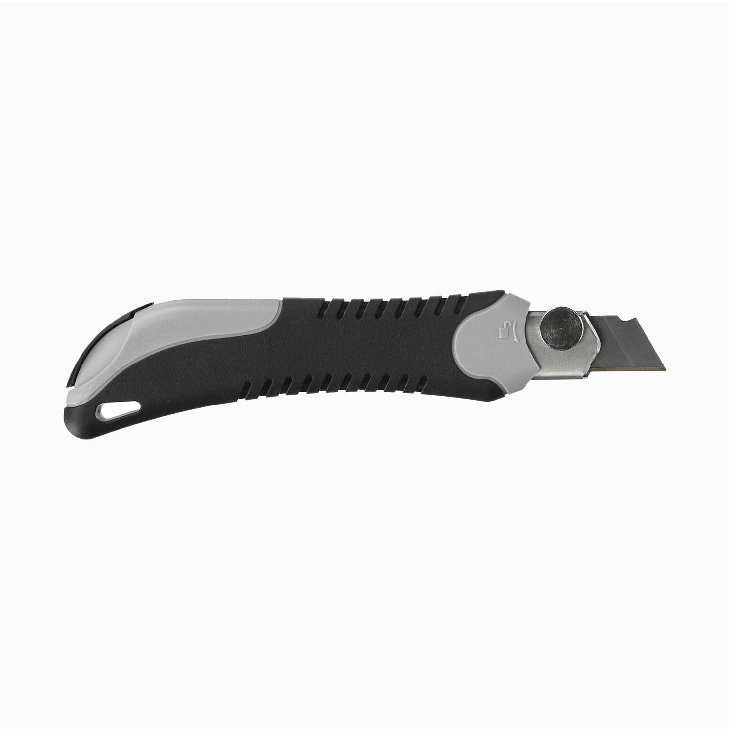 Cutter profesional Bellota con capacidad para 6 cuchillas de 18 mm. Vista trasera