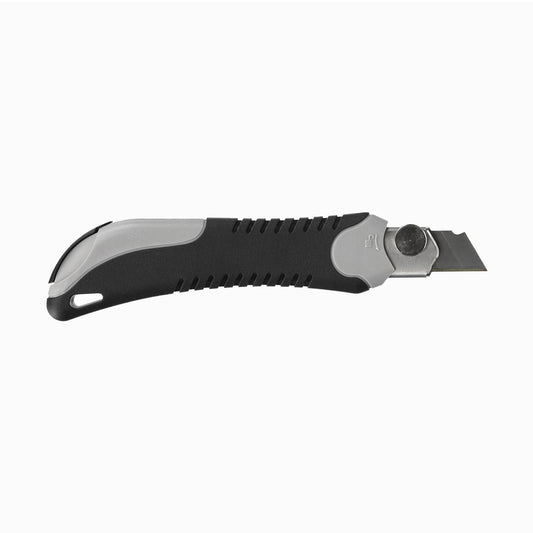 Cutter profesional Bellota con capacidad para 6 cuchillas de 18 mm. Vista trasera