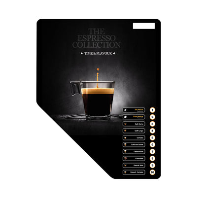 Frontal adhesivo para máquinas expendedoras Rhea XM Time & Flavour