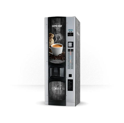 Kit de vinilos adhesivos para máquinas expendedoras Bianchi BVM 972. Coffee Shop