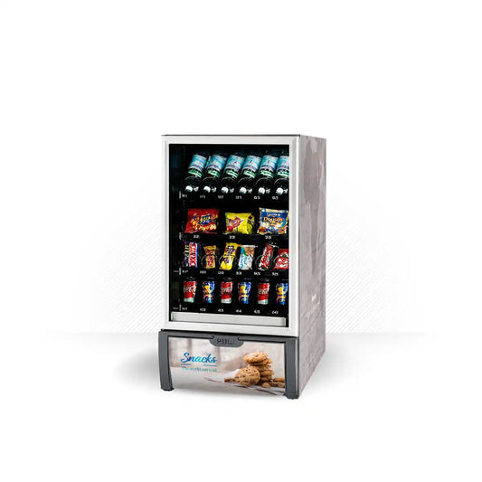 Kit de vinilos adhesivos para máquinas expendedoras de snacks Necta Mini Snakky New Sapphire
