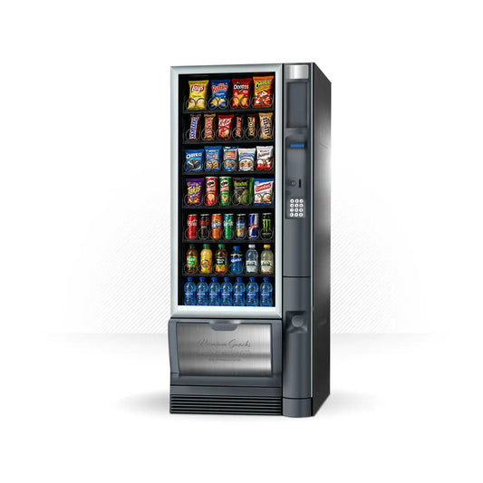 Kit de vinilos adhesivos para máquinas expendedoras Necta Snakky Inox Grey