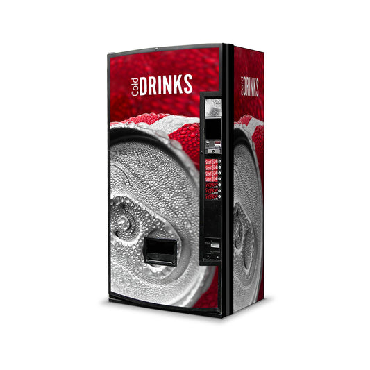 Kit de vinilos adhesivos para máquinas expendedoras de refrescos, latas y botellas. Diseño Red Coke