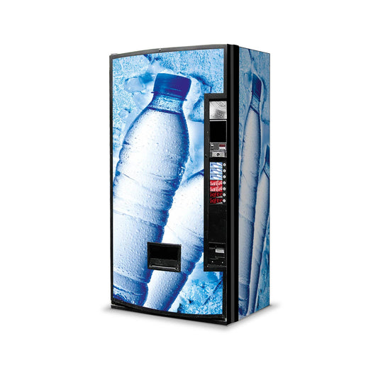 Kit de vinilos adhesivos para máquinas expendedoras de refrescos, latas y botellas. Diseño Skywater Light