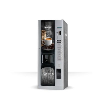 Kit de vinilos adhesivos para máquinas expendedoras Bianchi Lei 400. Coffee Shop