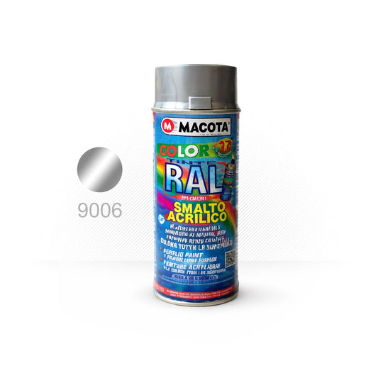 Pintura en Spray de color gris metalizado RAL 9006 para máquinas expendedoras Necta 
