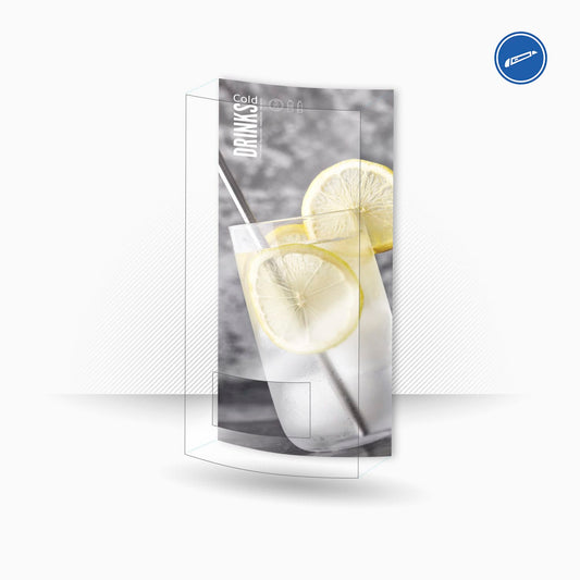 Vinilo adhesivo para paneles de máquinas expendedoras de refrescos y latas con diseño Fresh Lemon