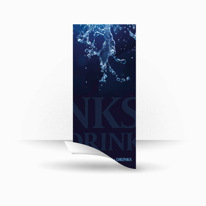 Vinilo adhesivo para máquinas expendedoras latas con diseño Sky Water Dark