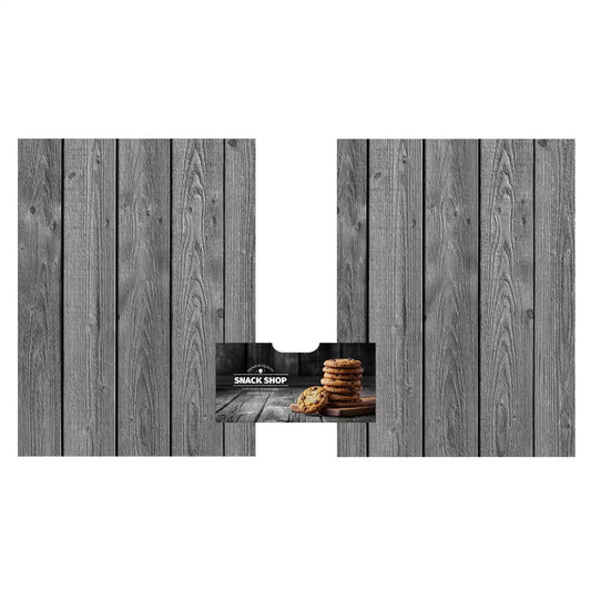 Elementos del kit de vinilos adhesivos frontales y laterales para máquinas expendedoras Necta Gusto 6 Mini Coffee Shop