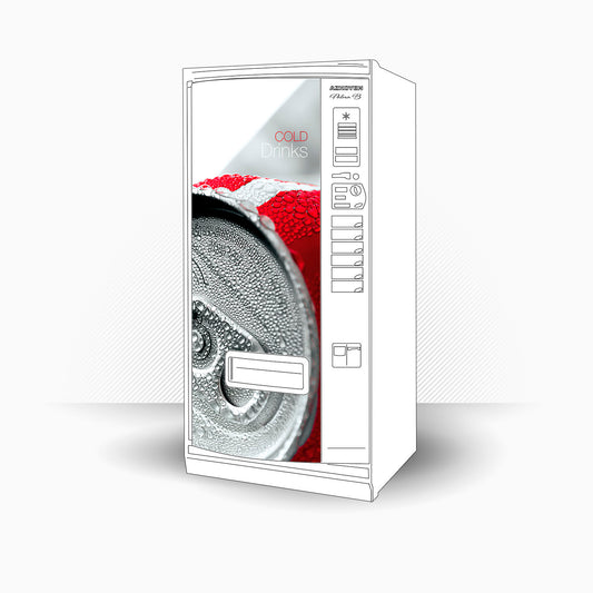 Vinilo para Paneles - Red Coke 82x185cm - Adhesivo invertido