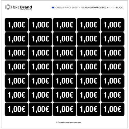 Pegatinas de precio - Vending