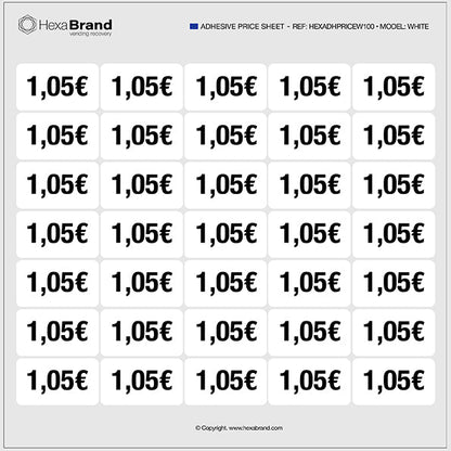 Pegatinas de precio - Vending