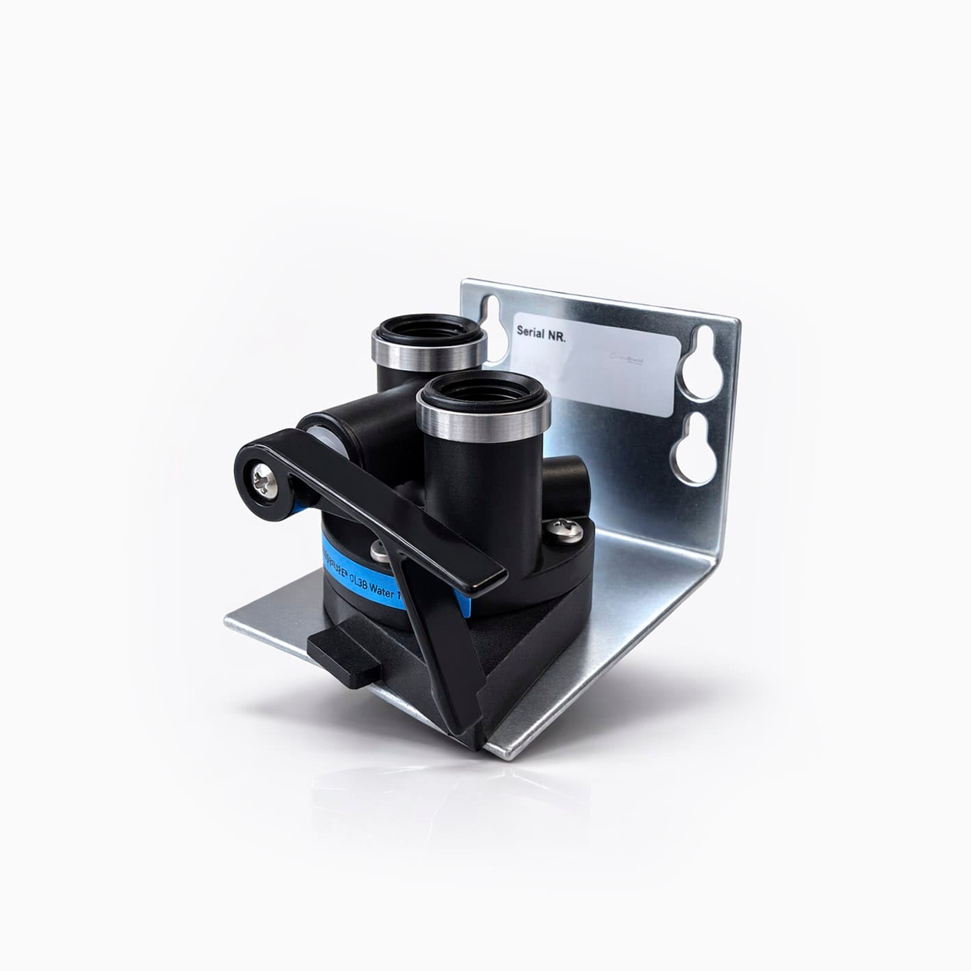 Cabezal Everpure QL3B BSP 4312-13 con válvula de cierre integrada para cartuchos de filtración Everpure