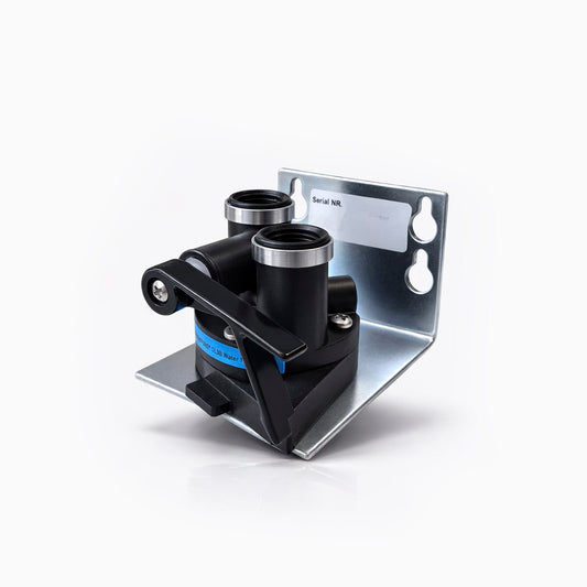Cabezal Everpure QL3B BSP 4312-13 con válvula de cierre integrada para cartuchos de filtración Everpure