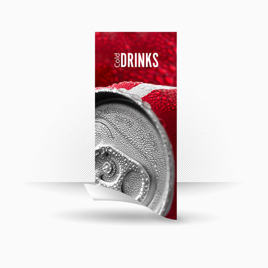 Vinilo adhesivo para máquinas expendedoras latas con diseño Red Coke